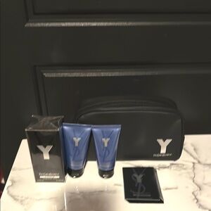Yves Saint Laurent Black Toiletry Bag Set
